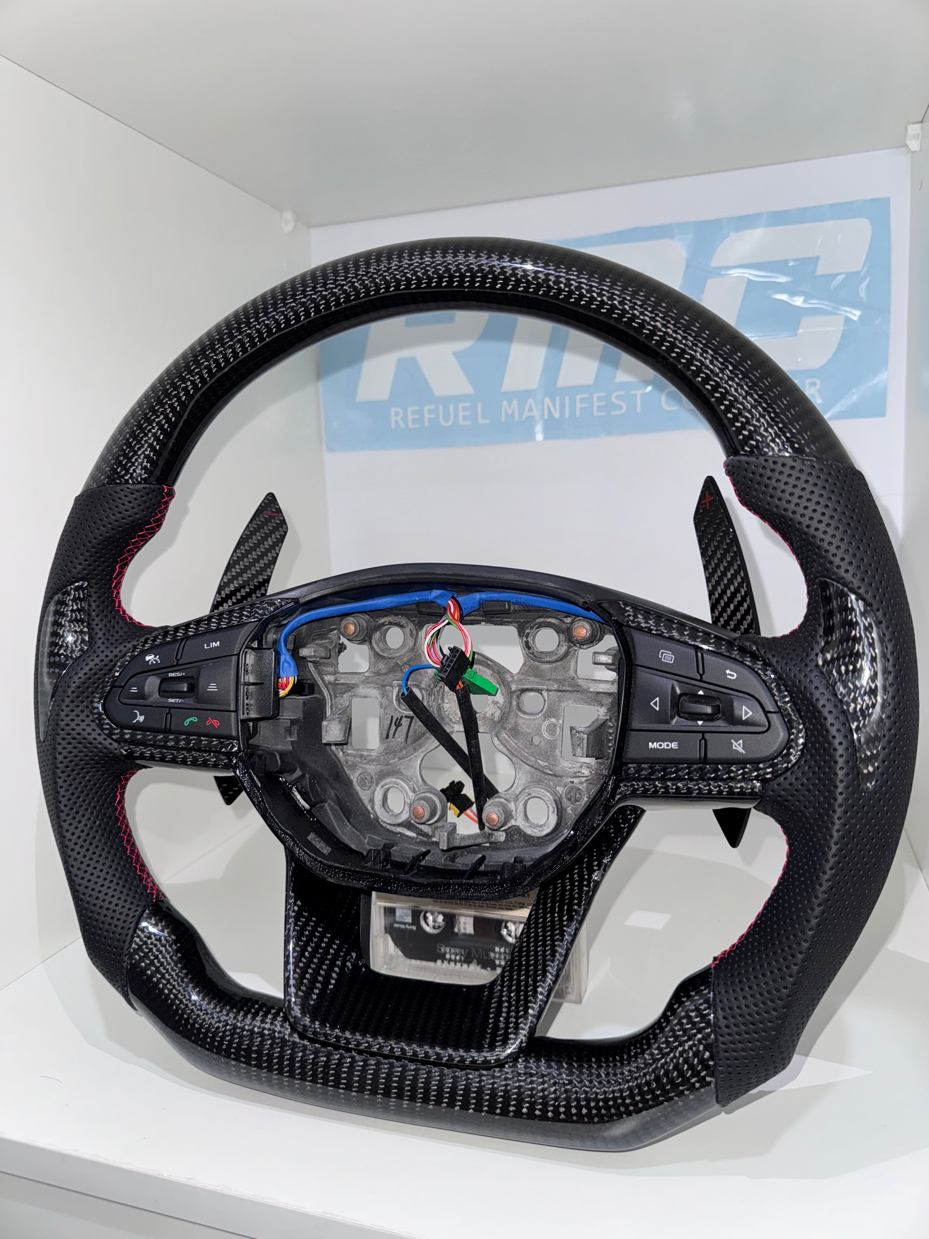 PROTON S70 X50 Carbon X steering with Carbon Paddle shifter