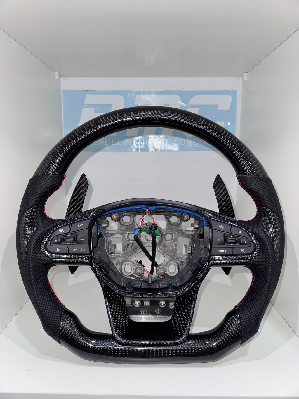 PROTON S70 X50 Carbon X steering with Carbon Paddle shifter