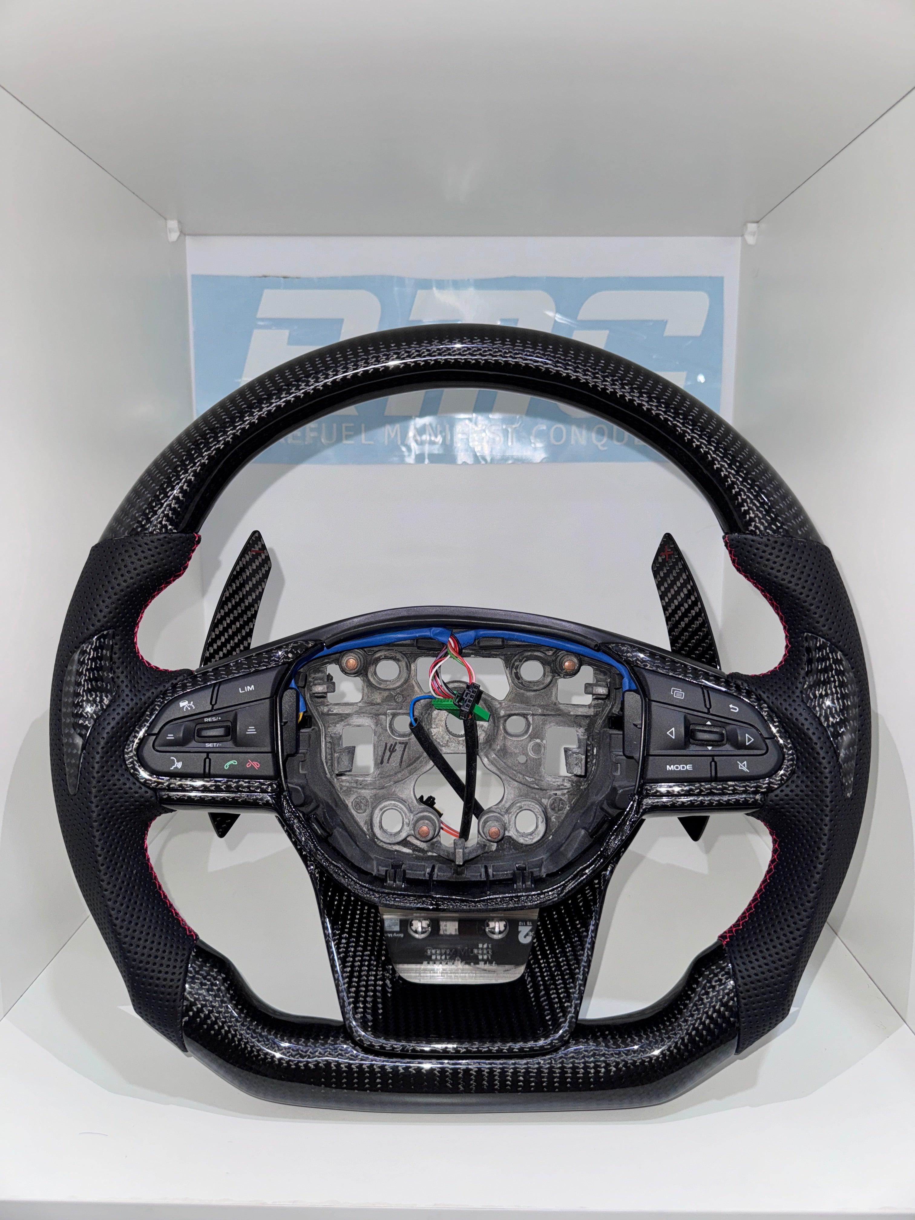 PROTON S70 X50 Carbon X steering with Carbon Paddle shifter