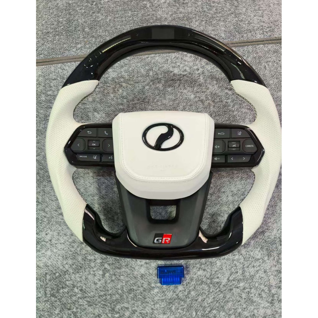 Perodua LED RPM CREAMWHITE PANDA GR STEERING perodua gr steering toyota gr steering perodua accessories