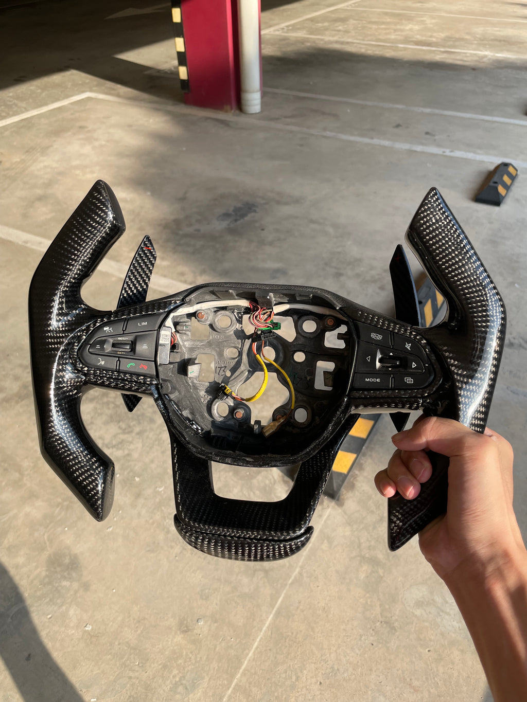 PROTON X50 S70 F1 STEERING WITH CARBON PADDLE SHIFTER