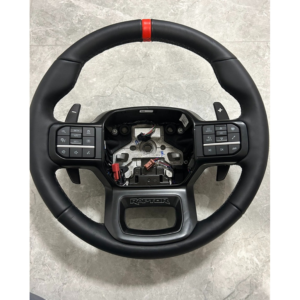 Ford Ranger Raptor Carbon Fiber Steering Wheel | Ford Ranger Steering Wheel Upgrade | Raptor Style Carbon Steering | Old