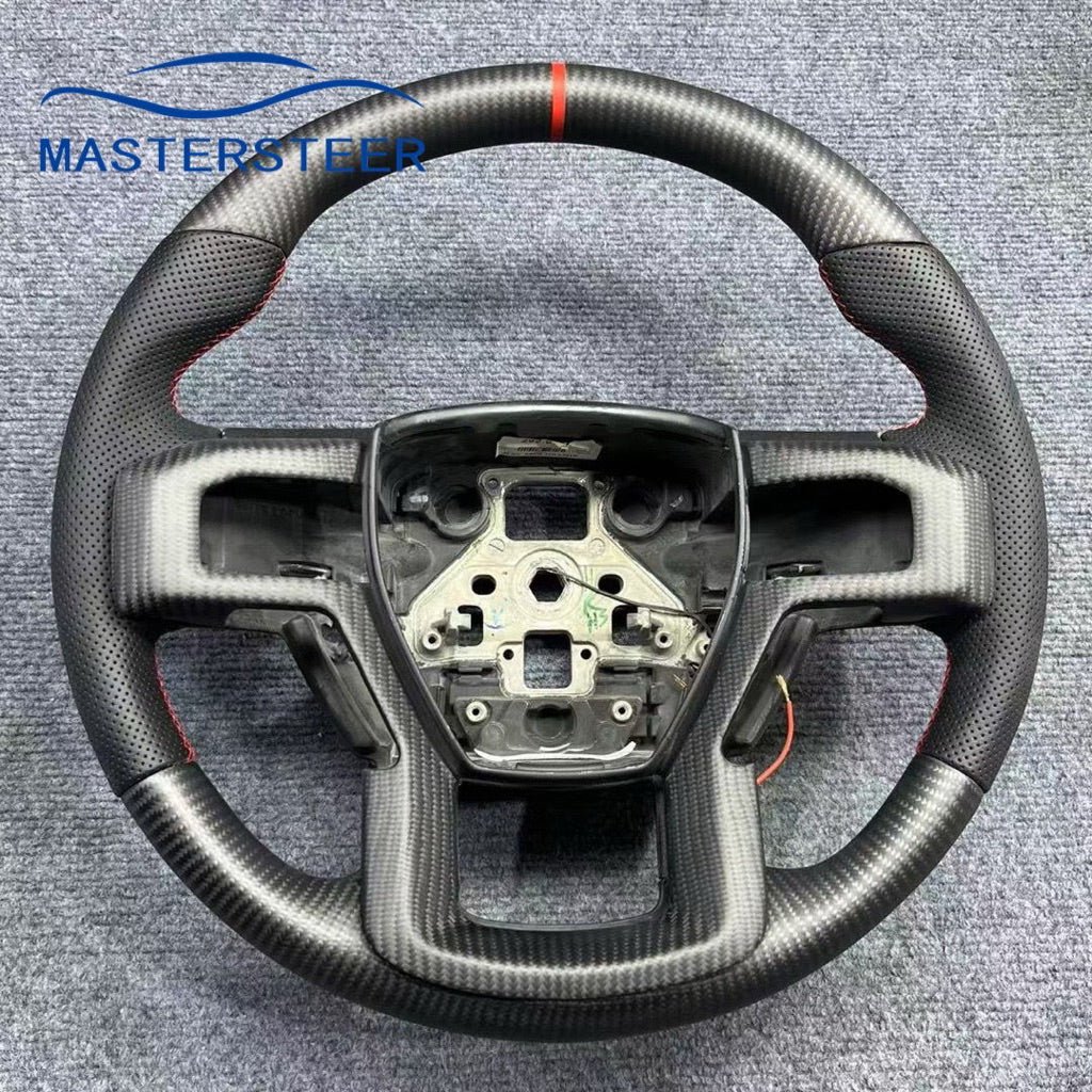Ford Ranger Raptor Carbon Fiber Steering Wheel | Ford Ranger Steering Wheel Upgrade | Raptor Style Carbon Steering | Old