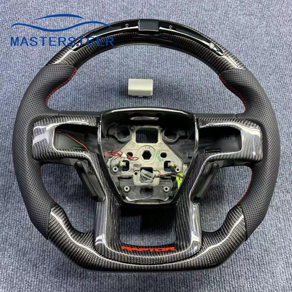 Ford Ranger Raptor Carbon Fiber Steering Wheel | Ford Ranger Steering Wheel Upgrade | Raptor Style Carbon Steering | Old