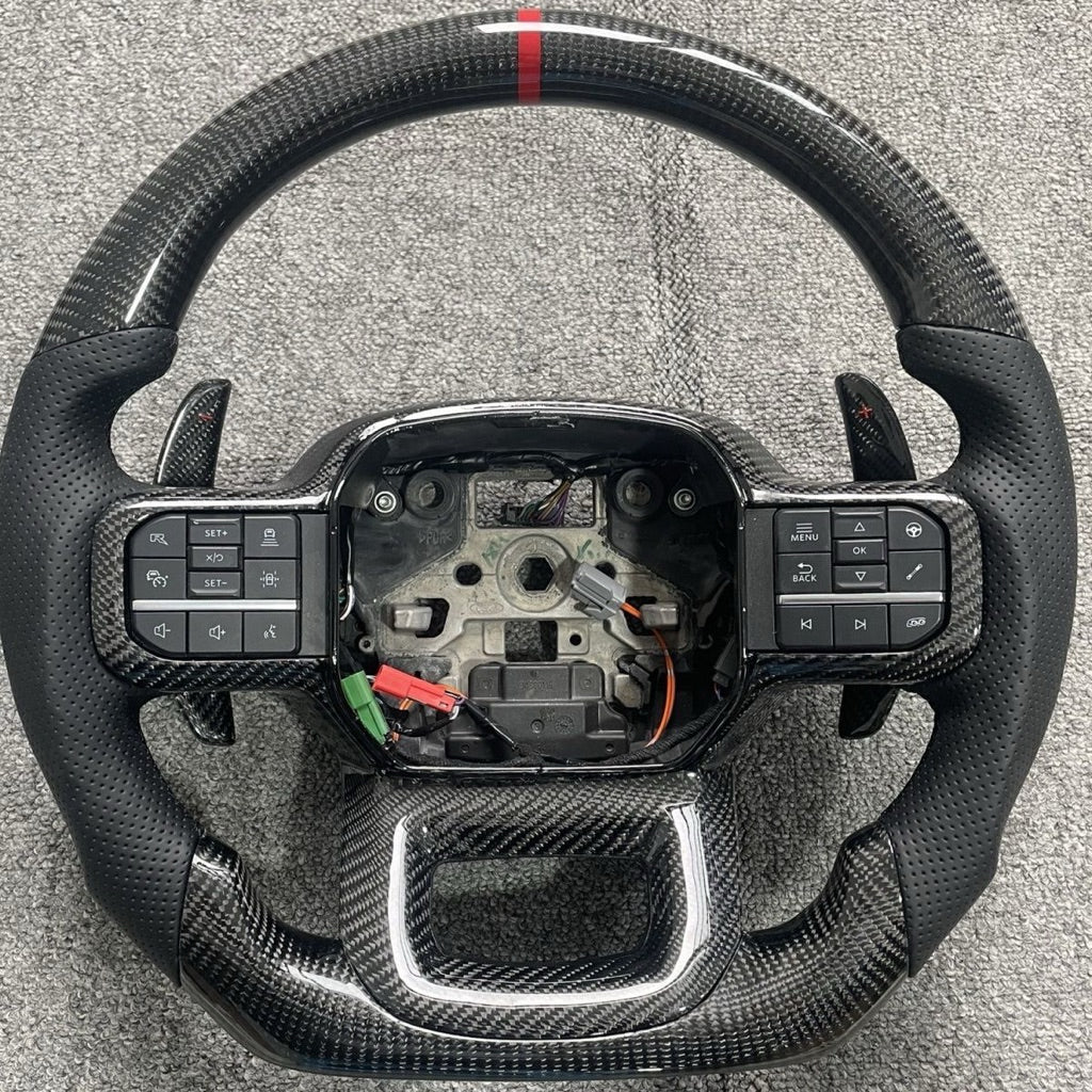 Ford Ranger Raptor Carbon Fiber Steering Wheel | Ford Ranger Steering Wheel Upgrade | Raptor Style Carbon Steering | Old
