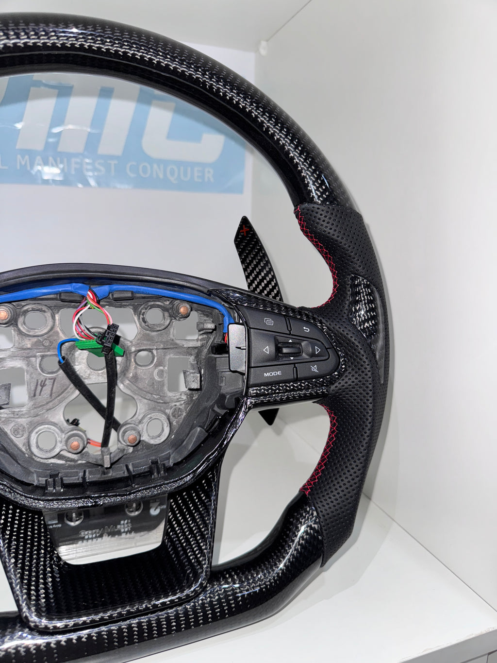 PROTON S70 X50 Carbon X steering with Carbon Paddle shifter