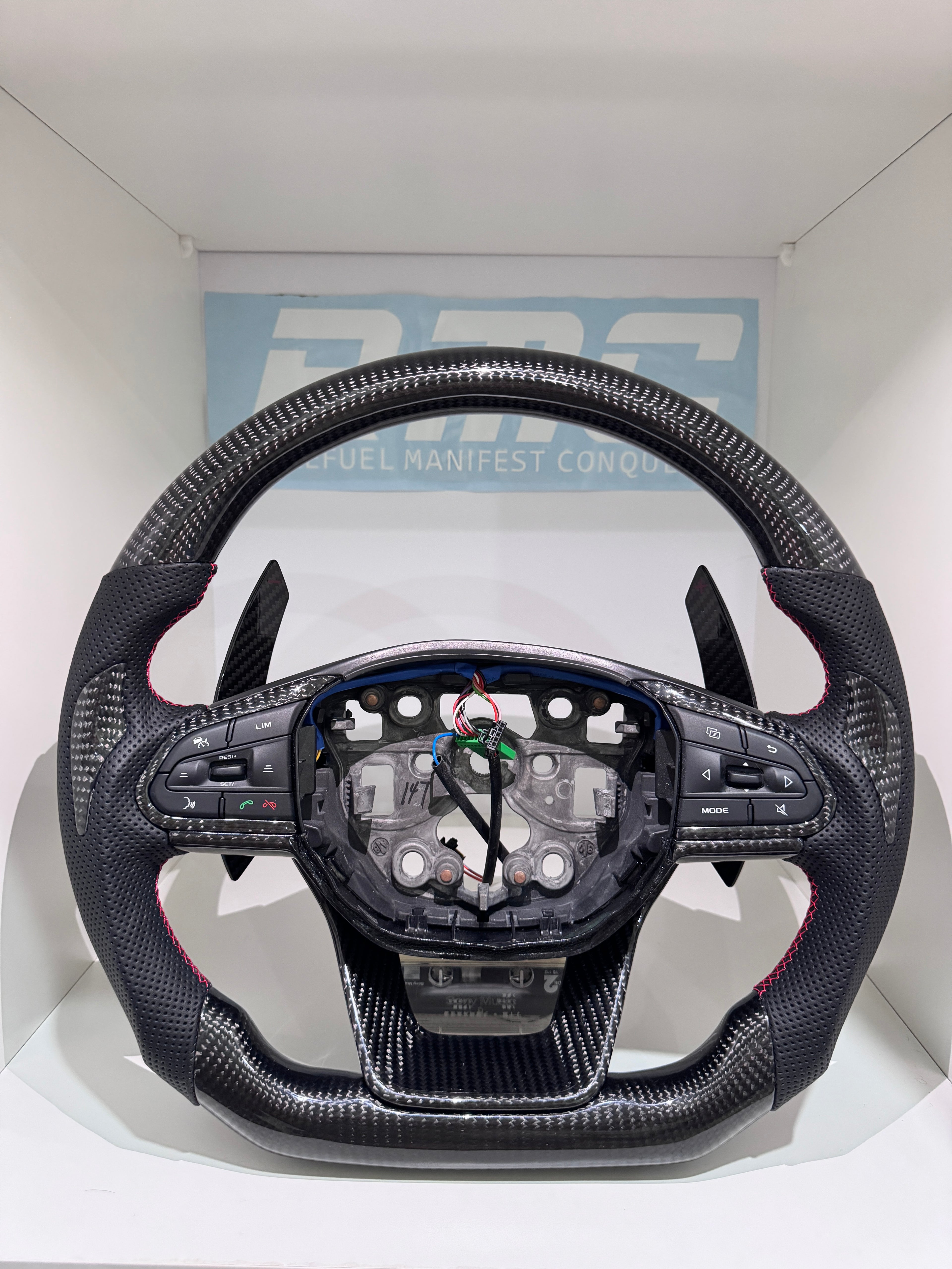 PROTON S70 X50 Carbon X steering with Carbon Paddle shifter