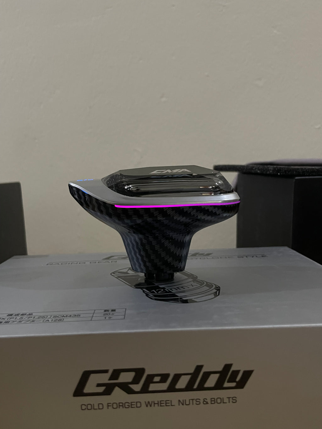 Proton S70 LED CRYSTAL GEAR KNOB -TYPE C CHARGING-AUTO POWER SAVING -PLUG AND PLAY