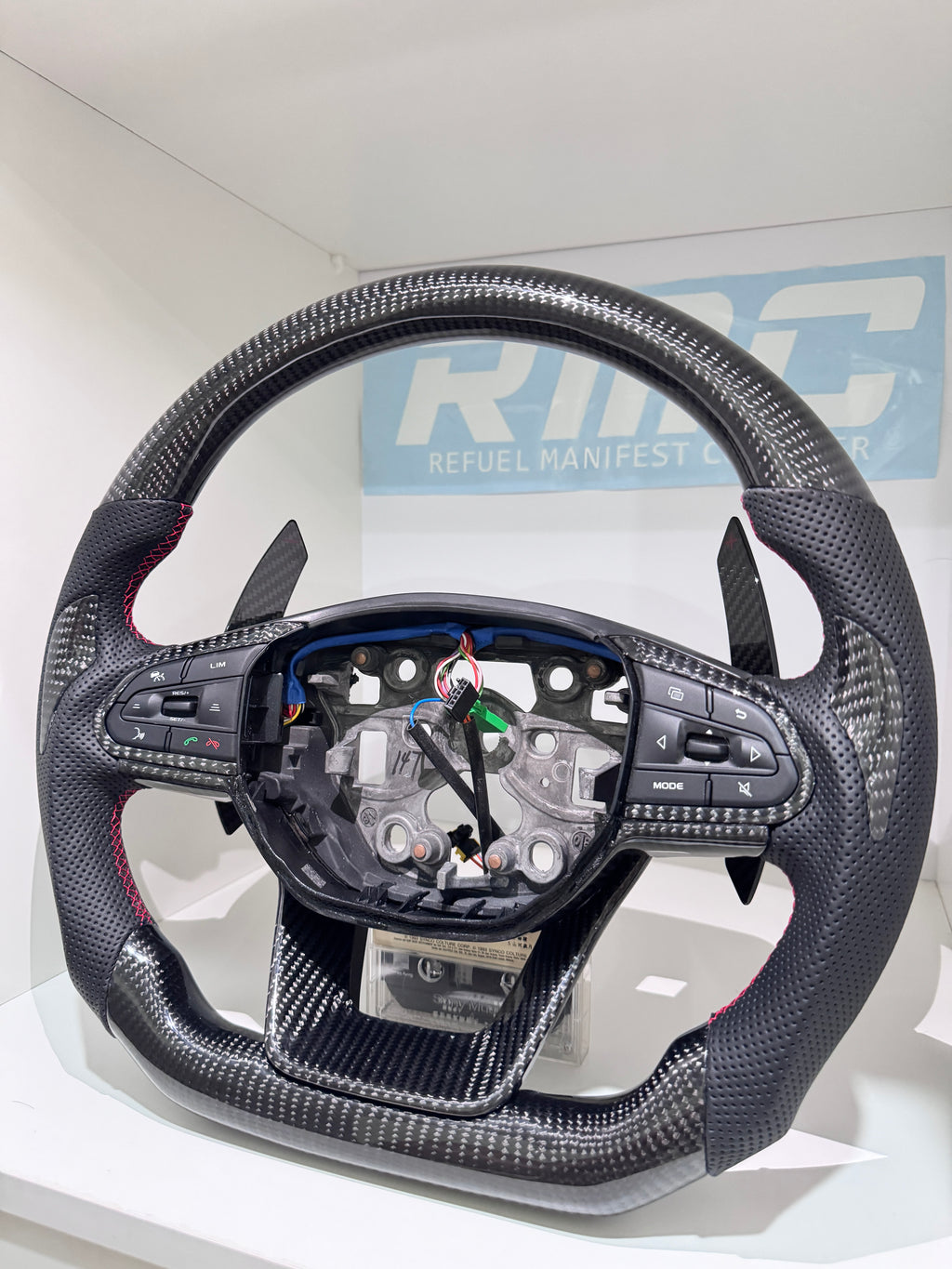 PROTON S70 X50 Carbon X steering with Carbon Paddle shifter