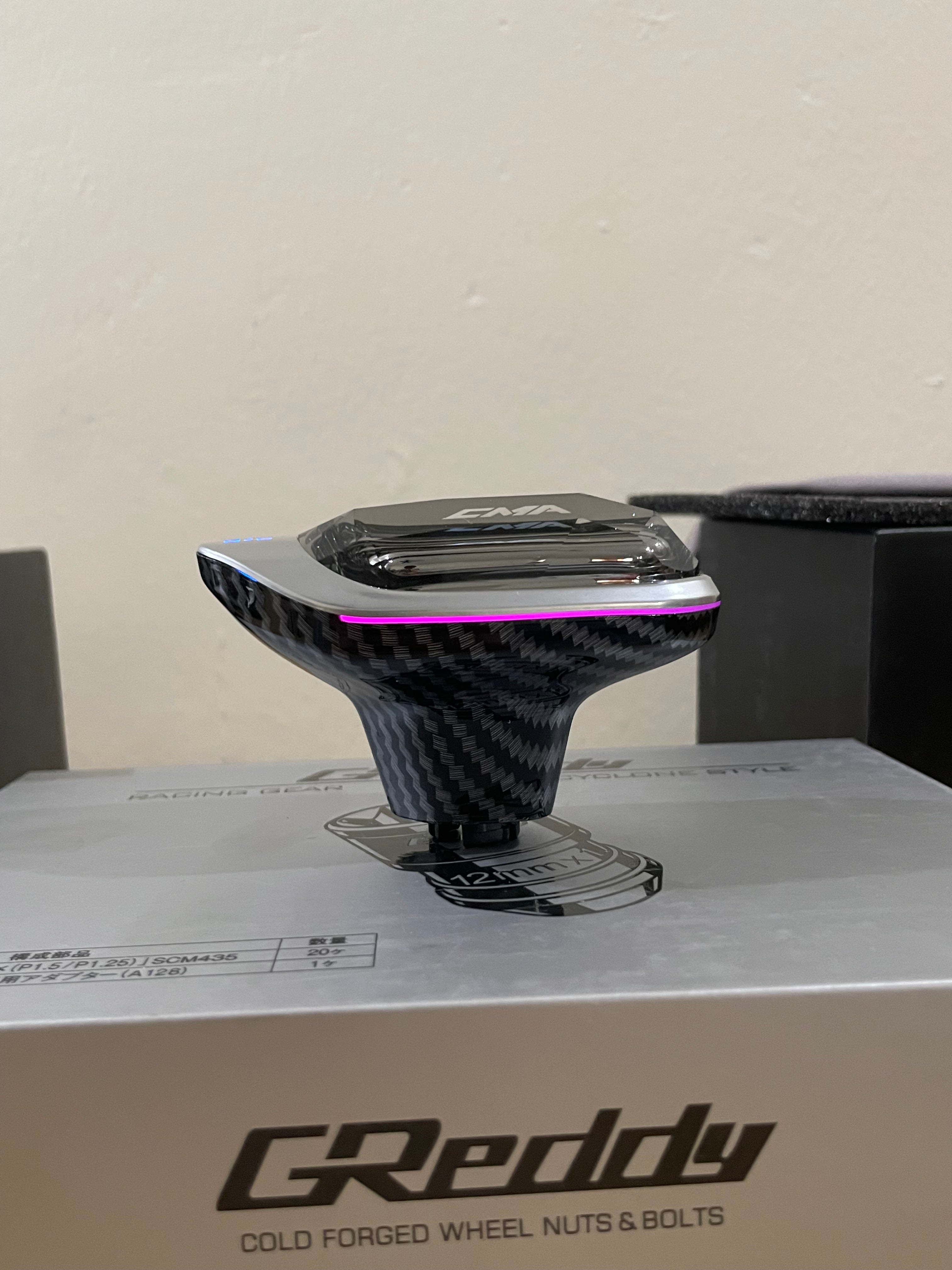 Proton S70 LED CRYSTAL GEAR KNOB -TYPE C CHARGING-AUTO POWER SAVING -PLUG AND PLAY