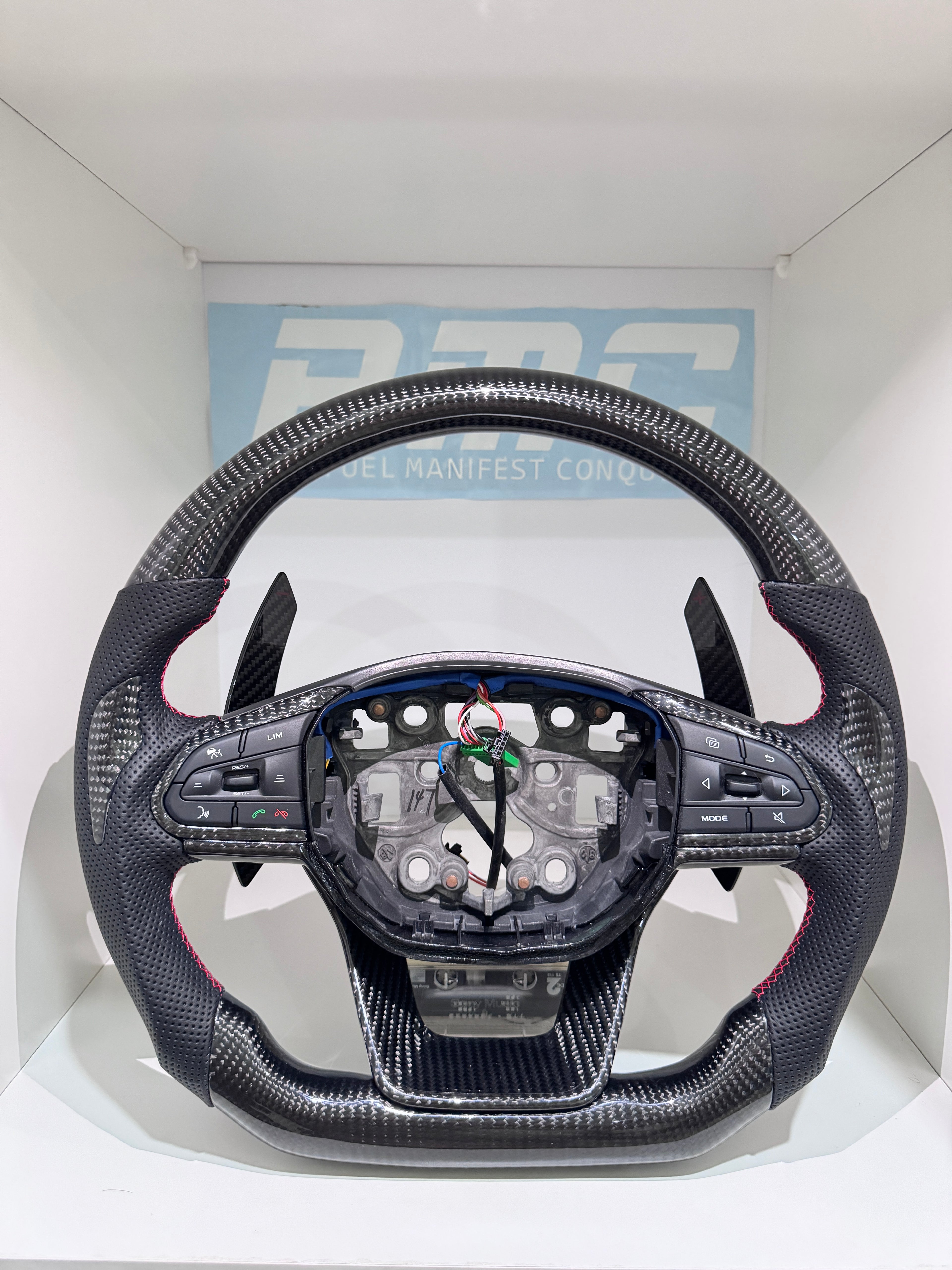 PROTON S70 X50 Carbon X steering with Carbon Paddle shifter