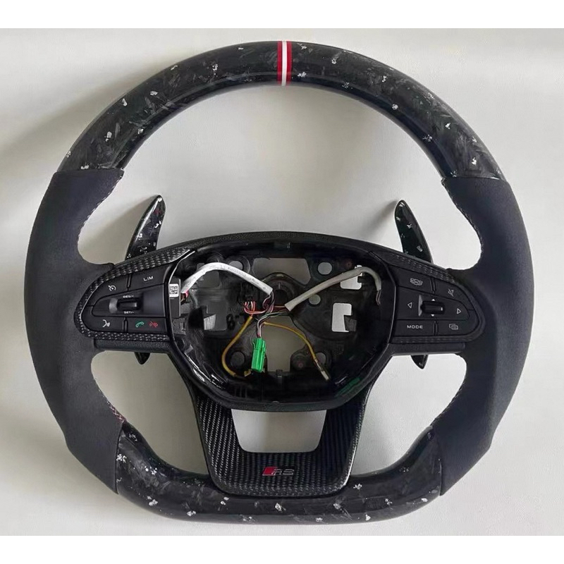 PROTON X50/S70 FORGE CARBON STEERING WITH PADDLE SHIFTER-FULLY CUSTOM MADE