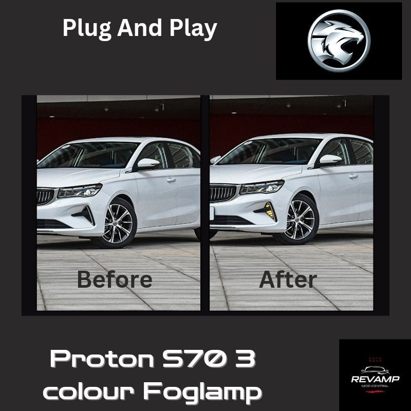 Proton S70 LED Foglamp (3 colour with welcome lighting)