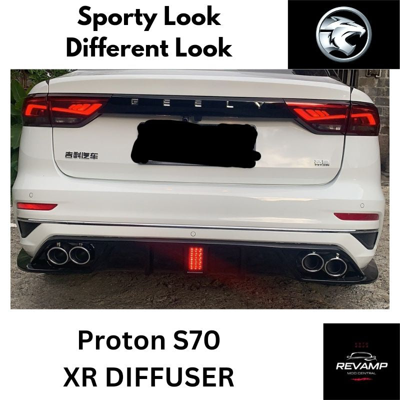 PROTON S70 CAR DIFFUSER Xr version car fender car bodykit accessories S70 bodykit S70 spoiler s70 Sideskirt proton