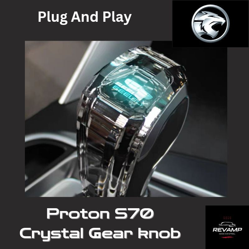 🟢Proton S70 X50 X70 LED CRYSTAL GEAR KNOB