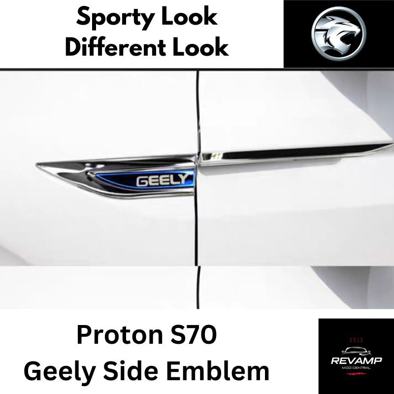 Proton S70 Fender Emblem (GEELY style)