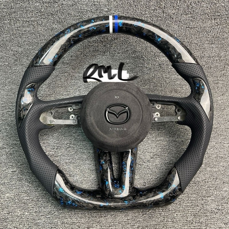 Mazda 6 Carbon Steering Plug And Play Mazda accessories Forgecarbon paddle shift