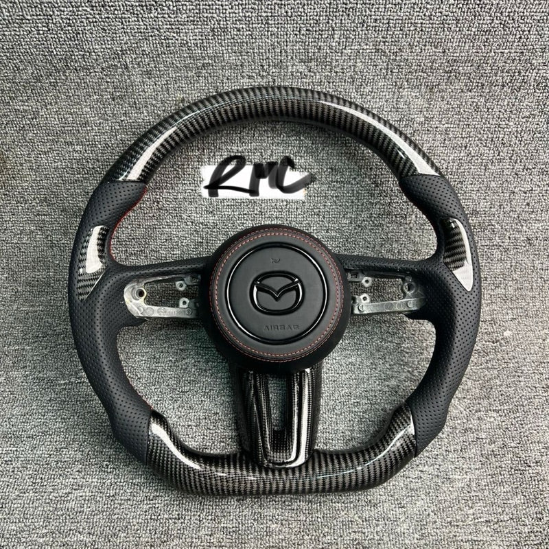 Mazda 6 Carbon Steering Plug And Play Mazda accessories Forgecarbon paddle shift