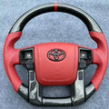 Toyota landcruiser Prado Carbon steering Carbon fiber leather toyota steering wheel