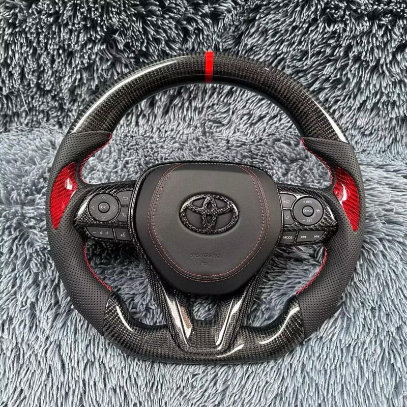 Toyota Harrier Carbon fiber steering Camry Altis Corolla all can use toyota steering wheel Harrier carbon fiber steering