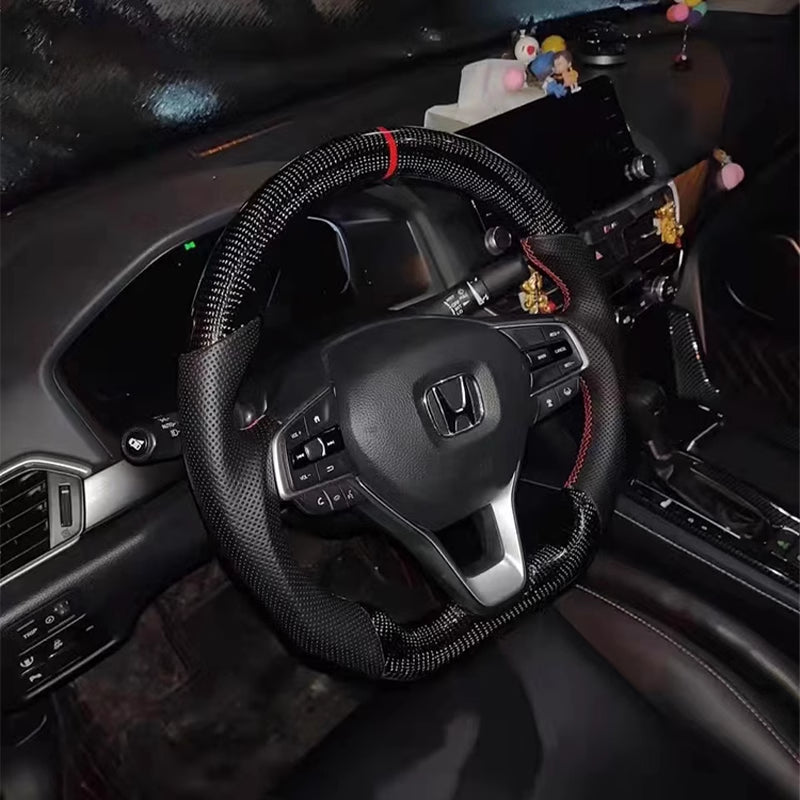 Carbon Fiber Steering Wheel for Honda Accord 10th Gen, Inspire, Odyssey HONDA ACCESSORIES ACCORD STEERING