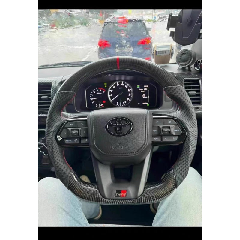 Toyota Forged Carbon Steering New to old change Real carbon