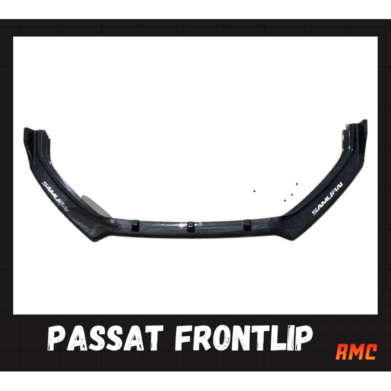 Passat Frontlip Volkswagen frontlip carbon fiber glossy blac