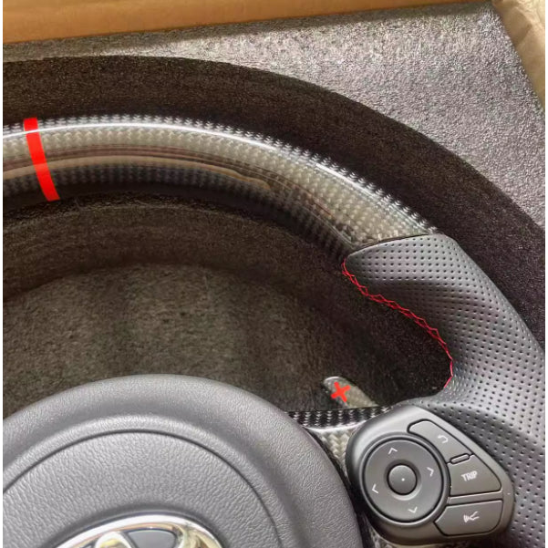 Carbon Fiber toyota 86 Paddle Shift Sport Steering Wheel for Toyota 86 GR & Mark X alphard