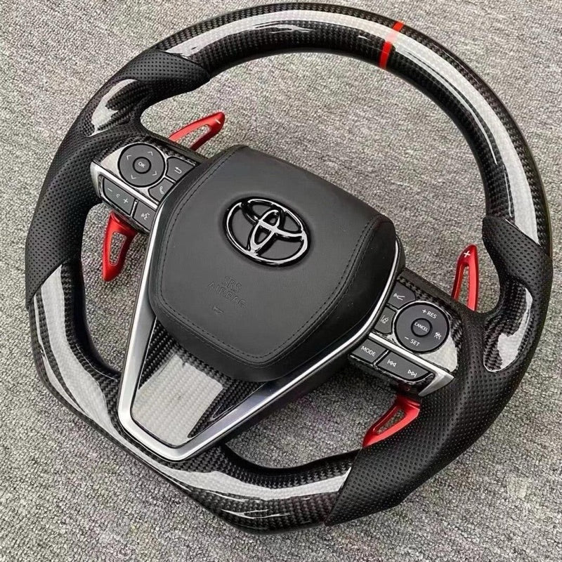 Toyota Harrier Carbon fiber steering Camry Altis Corolla all can use toyota steering wheel Harrier carbon fiber steering