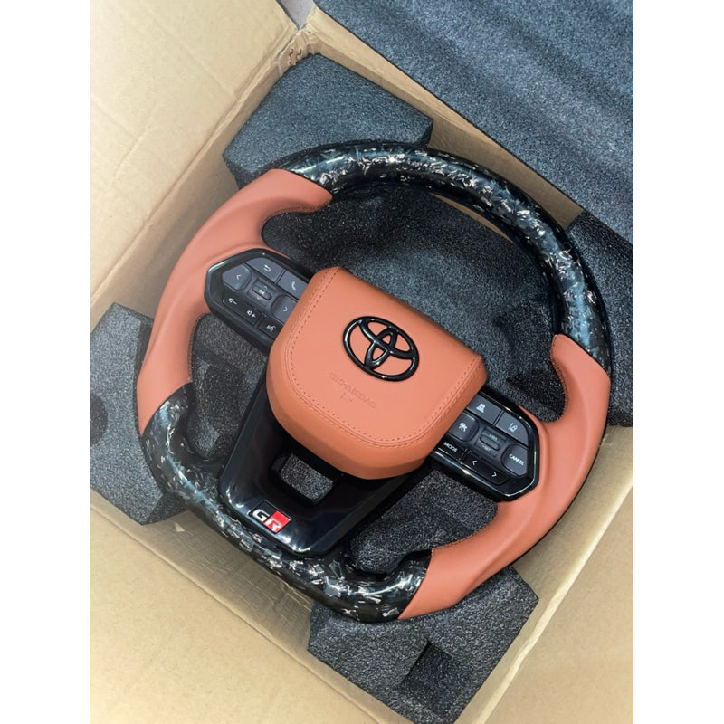 Toyota GR Steering Hermes Forge Carbon alphard vellfire voxy camry hilux steering