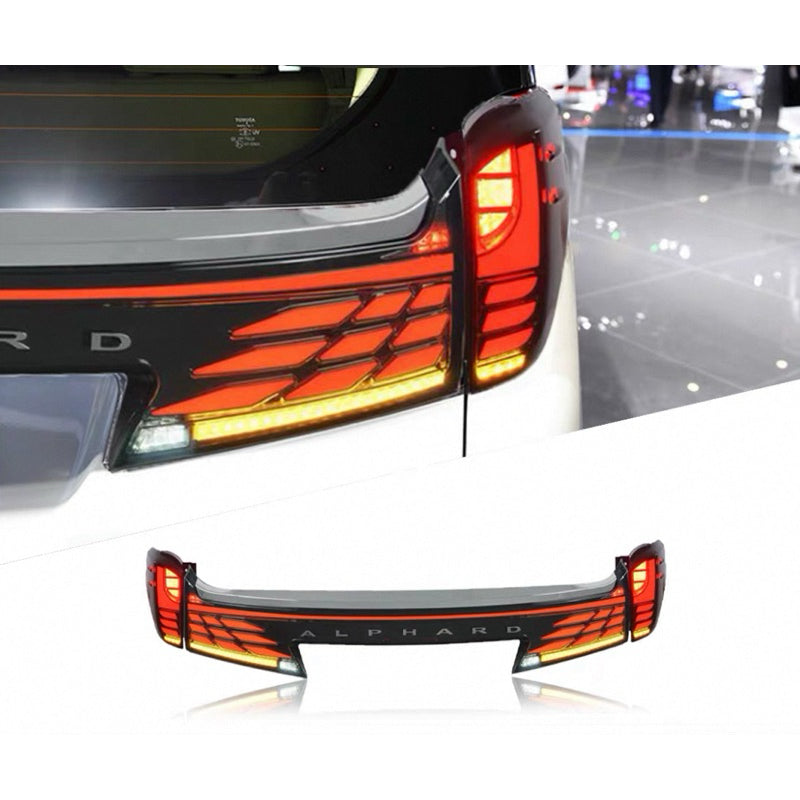 Alphard Taillights Agh30 to 40 Plug and play toyota taillights