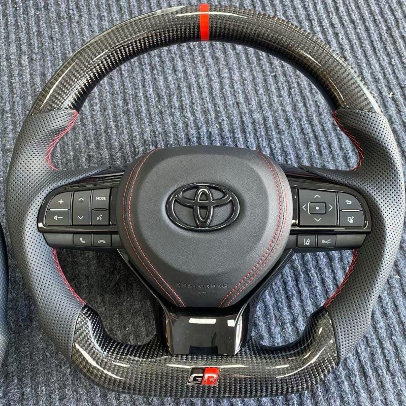 Toyota Harrier Carbon fiber steering Camry Altis Corolla all can use toyota steering wheel Harrier carbon fiber steering