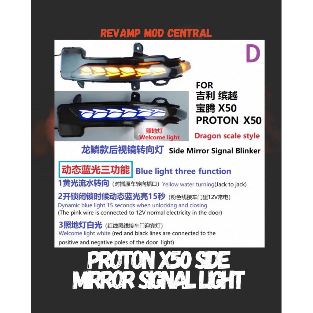 Proton X50 SC Spoiler Facelift Geely Spoiler V...
