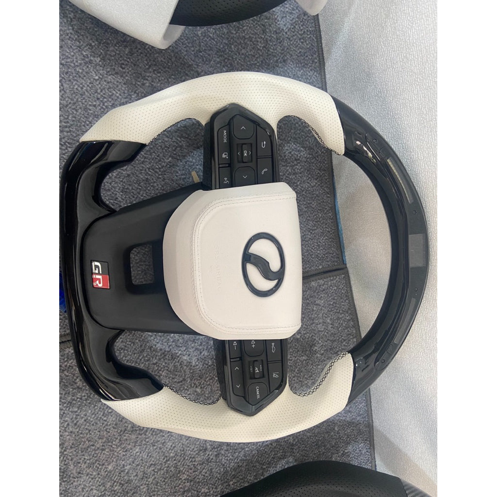 Perodua LED RPM CREAMWHITE PANDA GR STEERING perodua gr steering toyota gr steering perodua accessories