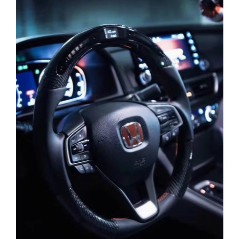 Carbon Fiber Steering Wheel for Honda Accord 10th Gen, Inspire, Odyssey HONDA ACCESSORIES ACCORD STEERING