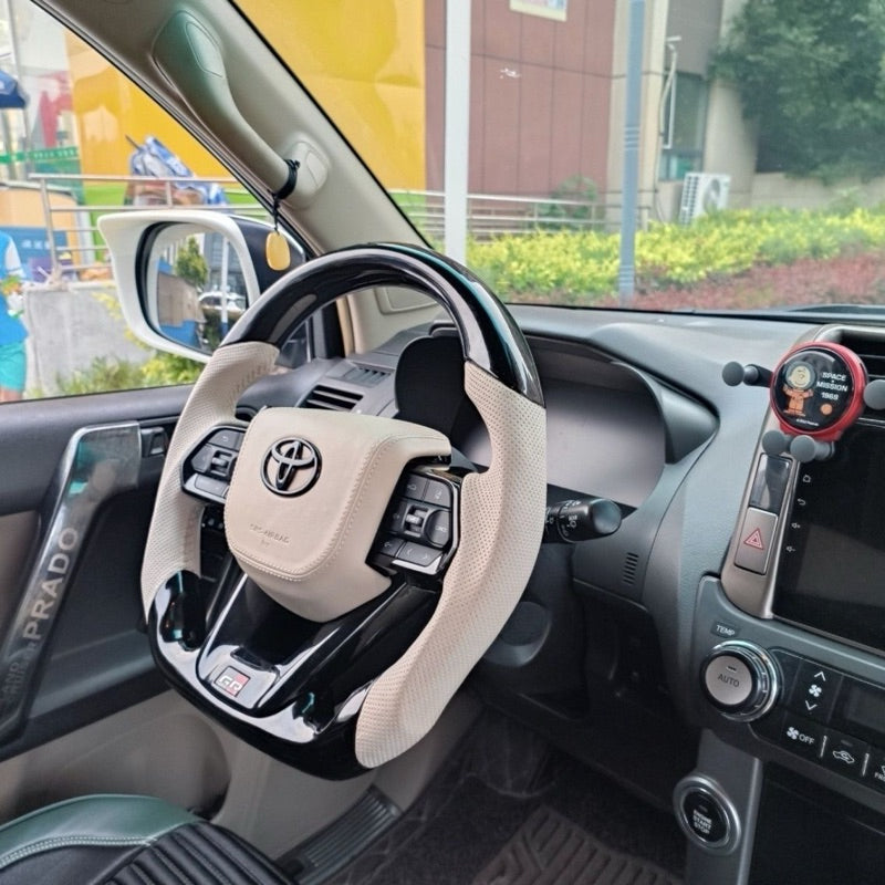 Toyota Steering Cream Luxury GR sports steering toyota accessories Free airbag