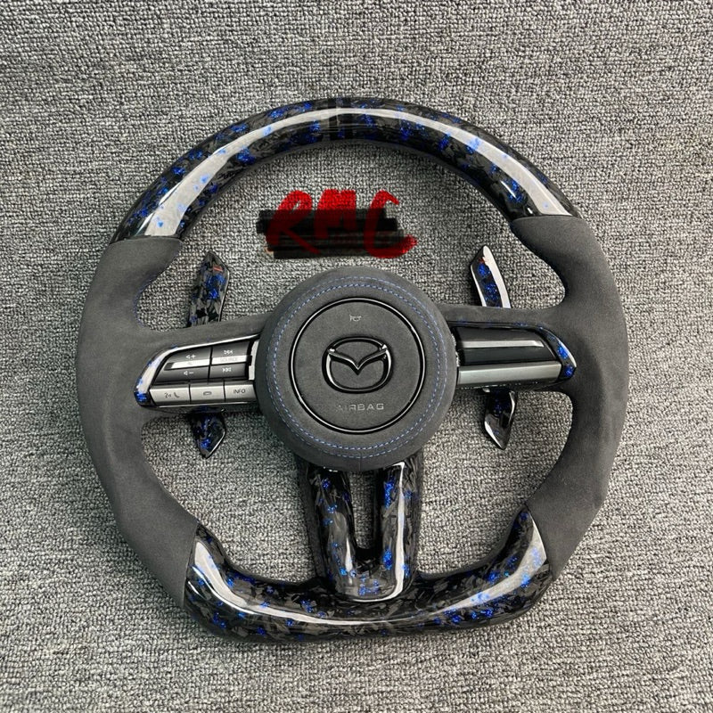 Mazda 6 Carbon Steering Plug And Play Mazda accessories Forgecarbon paddle shift