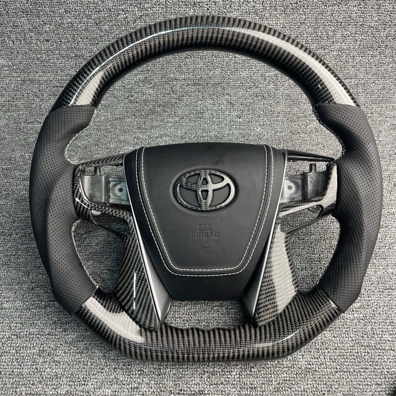 Toyota Steering Carbon fiber pnp forge carbon alphard vellfire camry voxy LC toyota steering