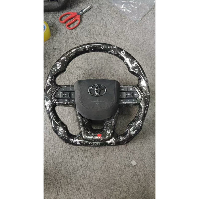 Toyota LED gr Steering forge carbon steering paddle shift pnp all toyota Real carbon