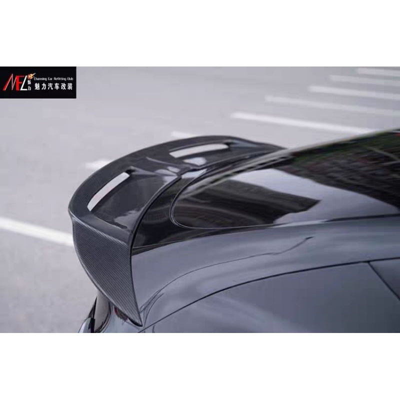 Tesla Model Y Carbon fiber Bodykit accessories Tesla spoiler frontlip Sideskirt Diffuser Carbon fiber hood