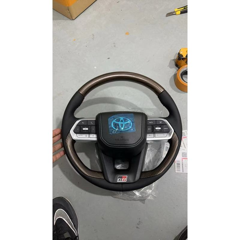 Toyota Steering Wood Material Classic Version plug and play all toyota steering accessories