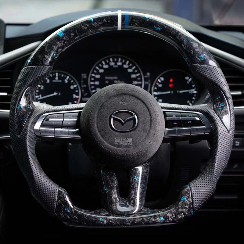 Mazda 3 6 cx30 cx5 steering Plug and play Carbon steering