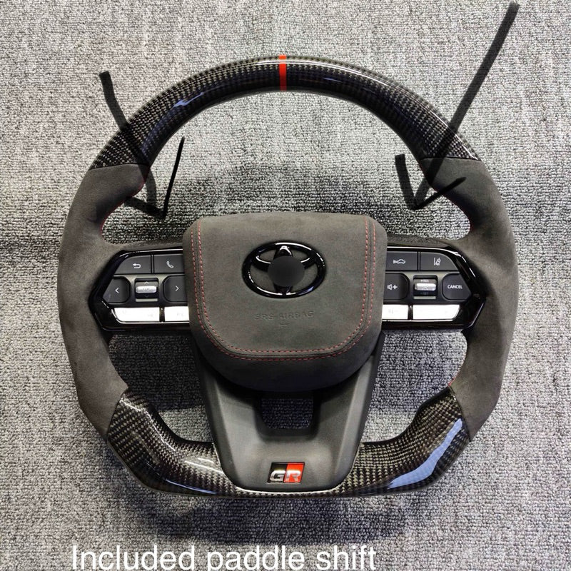 Toyota GR Steering Wheel Alcantara Carbon With paddle shift GR STEERING