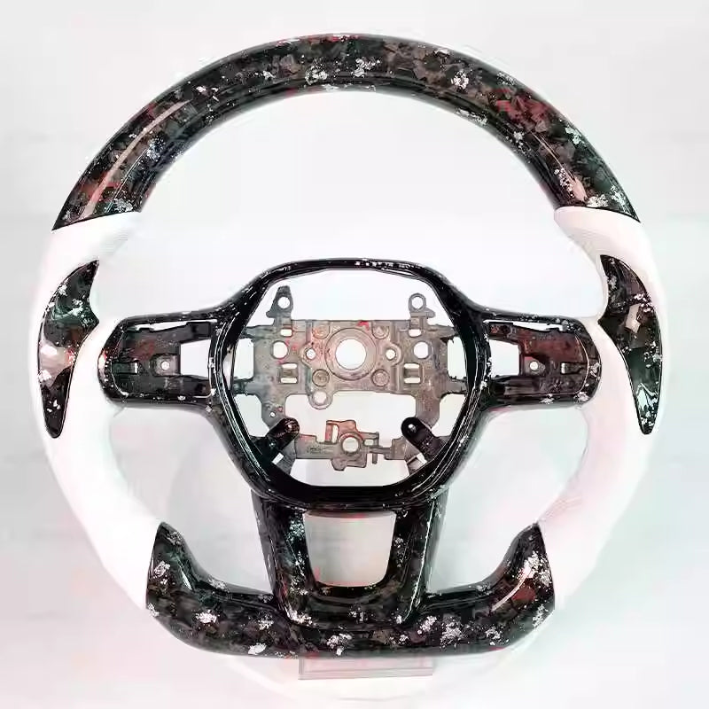 Honda Forged Carbon Fiber Steering Wheel | 11th Gen Civic | CR-V | Accord | HR-V | Sport Racing Style Steering Wheel Upg