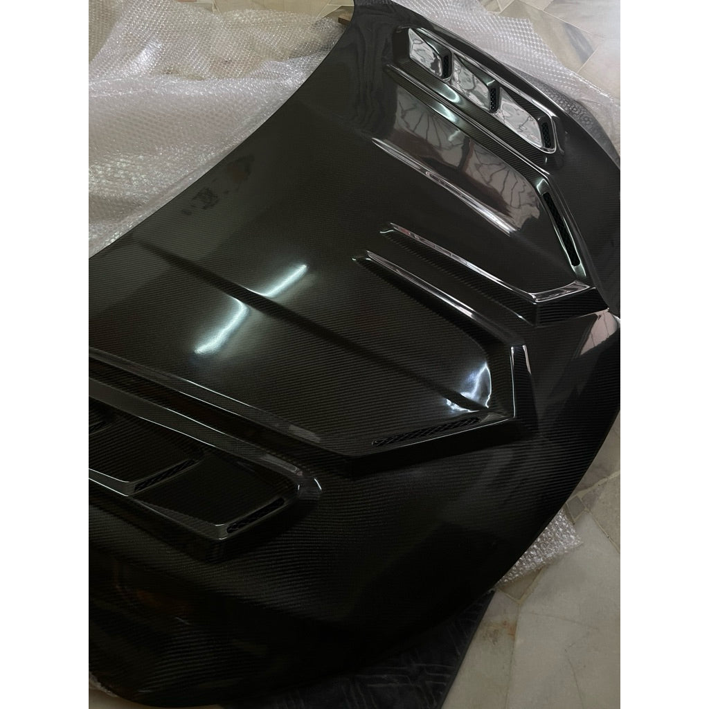 Proton X50 Carbon Fiber Hood ,middle intake hood Proton x50 bodykit accessories X50 functional carbon hood
