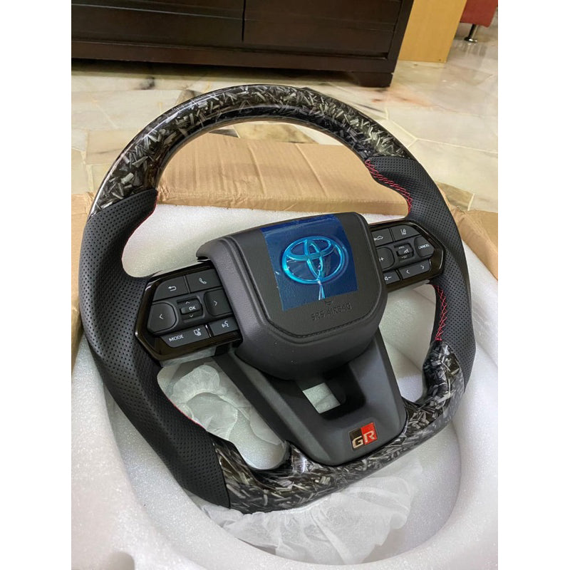 Toyota Forged Carbon Steering New to old change Real carbon