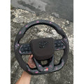 GR Steering Toyota Steering Alcantara Forge Carbon Colour can choose alphard voxy hilux vios camry altis estima all can