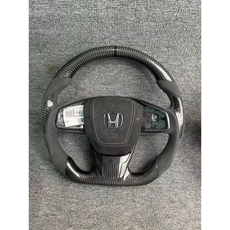 Honda Steering Civic Carbon fiber Led Forged carbon Honda accessories