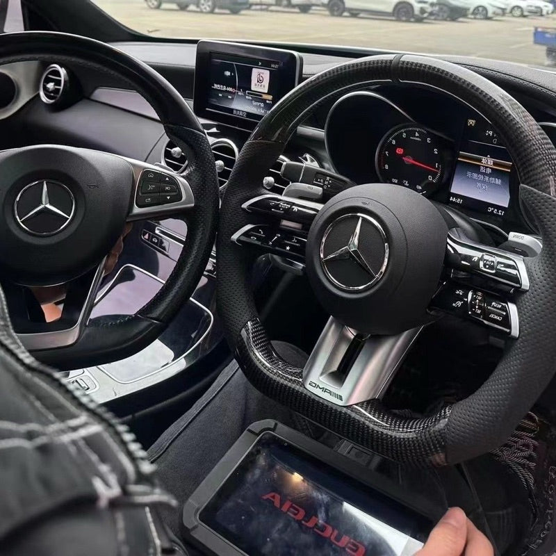 Mercedes Dragonfly Facelift Steering Wheel | Old Model to New Facelift Upgrade | AMG Style Carbon Steering Wheel | Multi