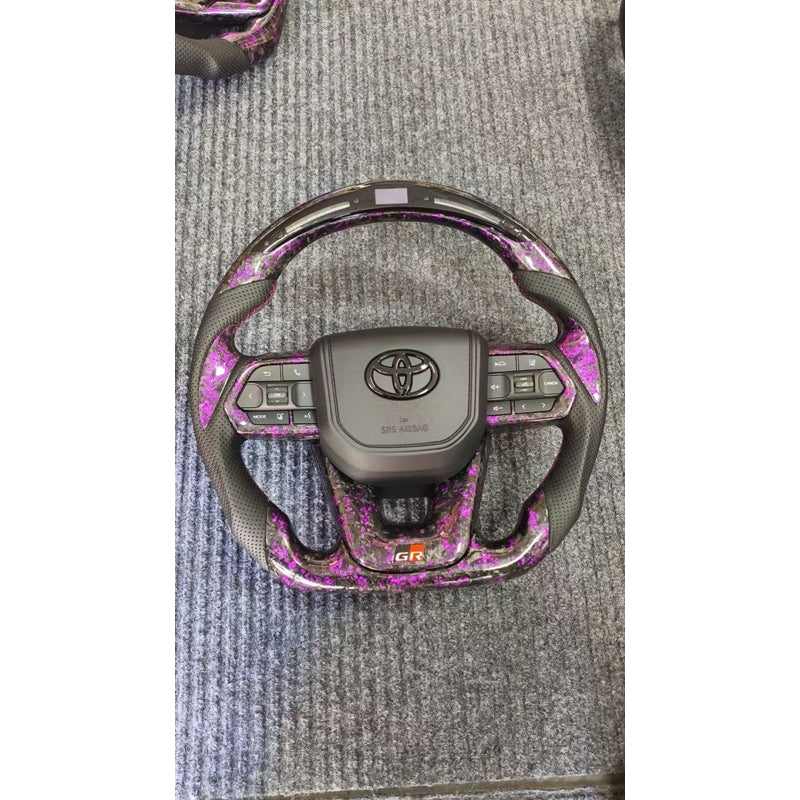 Toyota LED gr Steering forge carbon steering paddle shift pnp all toyota Real carbon